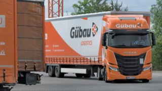 LKW von Guebau Logistics GmbH
